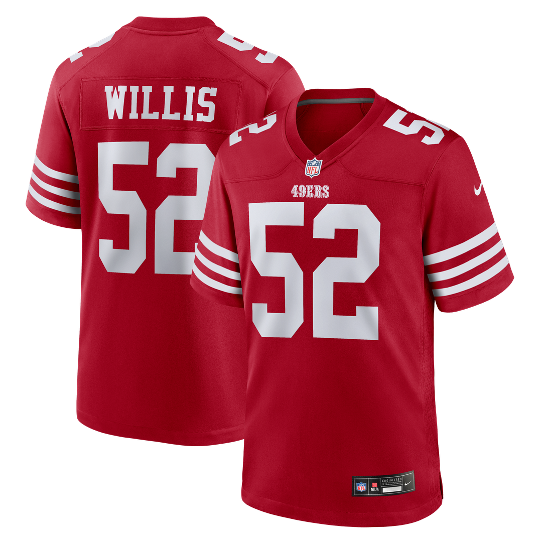 San Francisco 49ers Patrick Willis Nike Retired Player Game Jersey - Scarlet