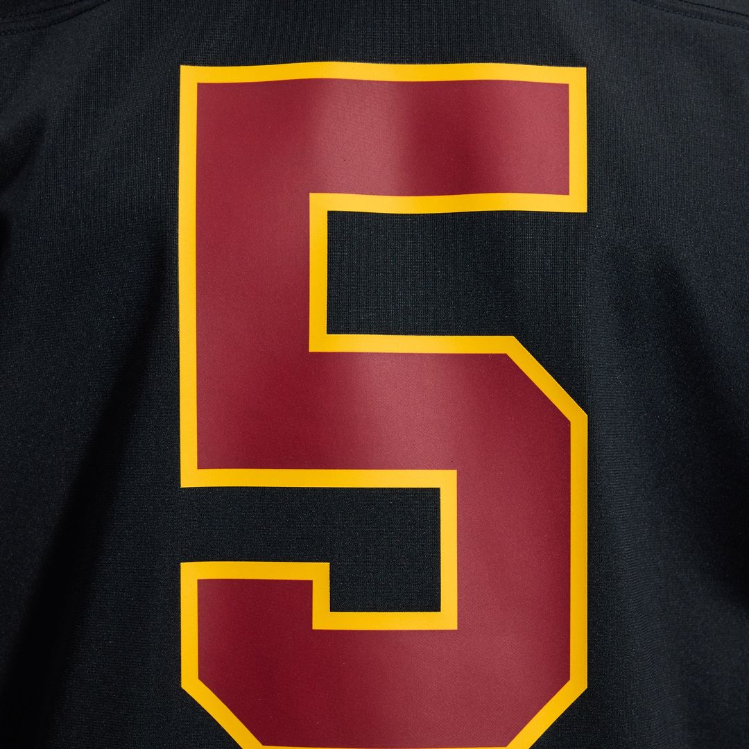 Washington Commanders Hail Raiser Washington Commanders Jayden Daniels Nike Alternate Game Jersey - Black