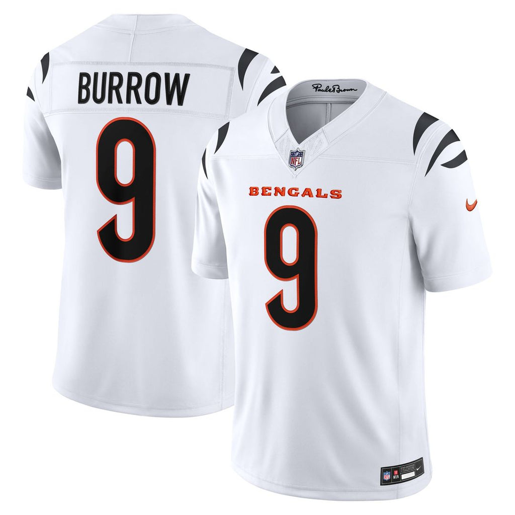Cincinnati Bengals Joe Burrow Nike Vapor F.U.S.E. Stitched Limited Jersey - White