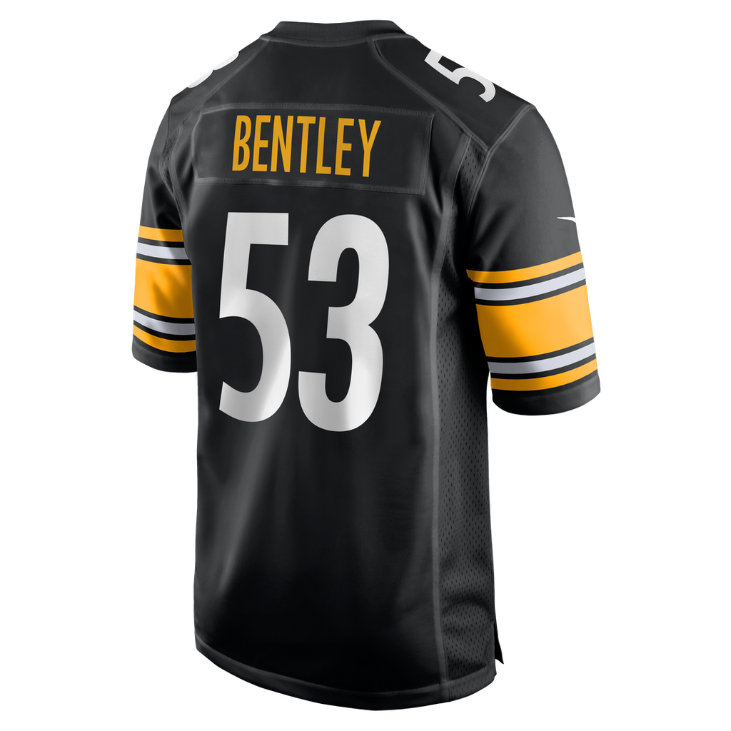 Pittsburgh Steelers JaWhaun Bentley Nike Team Game Jersey - Black