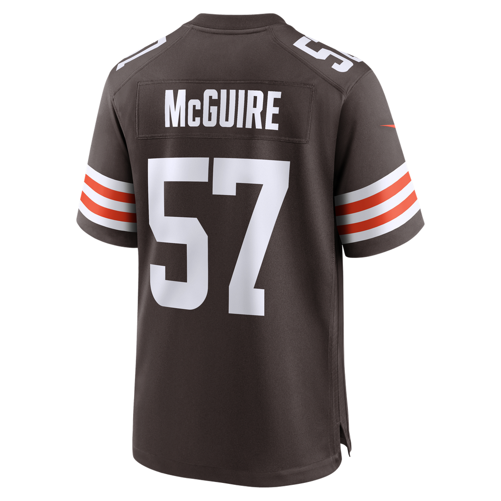 Cleveland Browns Isaiah McGuire Nike Team Game Jersey - Brown