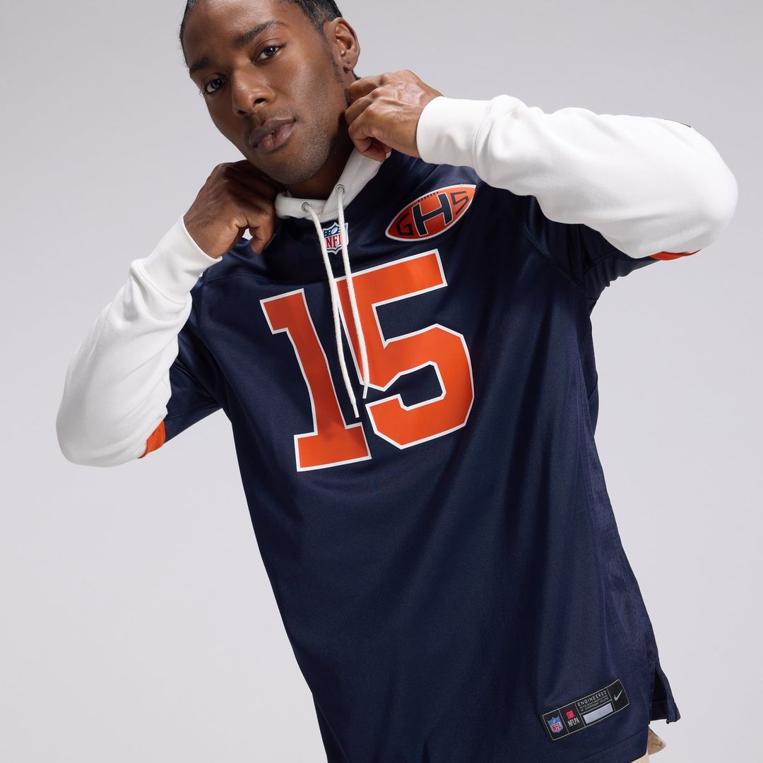 Chicago Bears Rome Odunze Nike 2026 Rivalries Collection Game Jersey - Navy