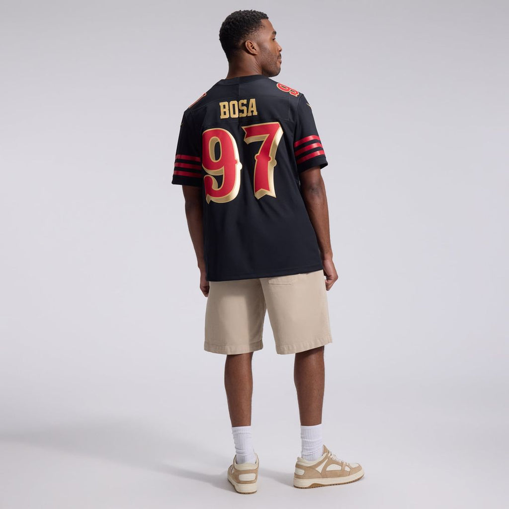 San Francisco 49ers Nick Bosa Nike Rivalries Collection Stitched Limited Jersey - Black