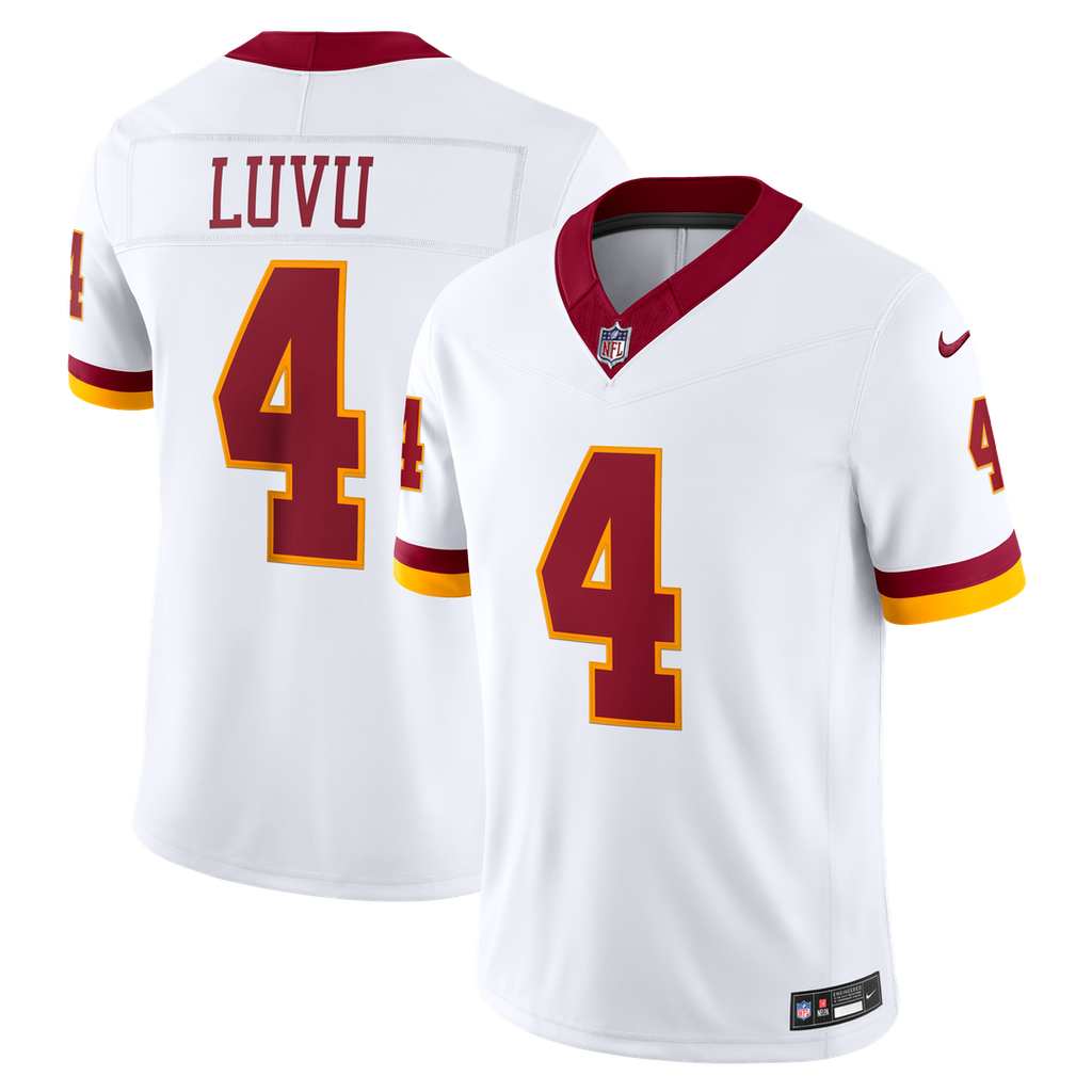 Washington Commanders Frankie Luvu Nike Vapor F.U.S.E. Stitched Limited Jersey - White