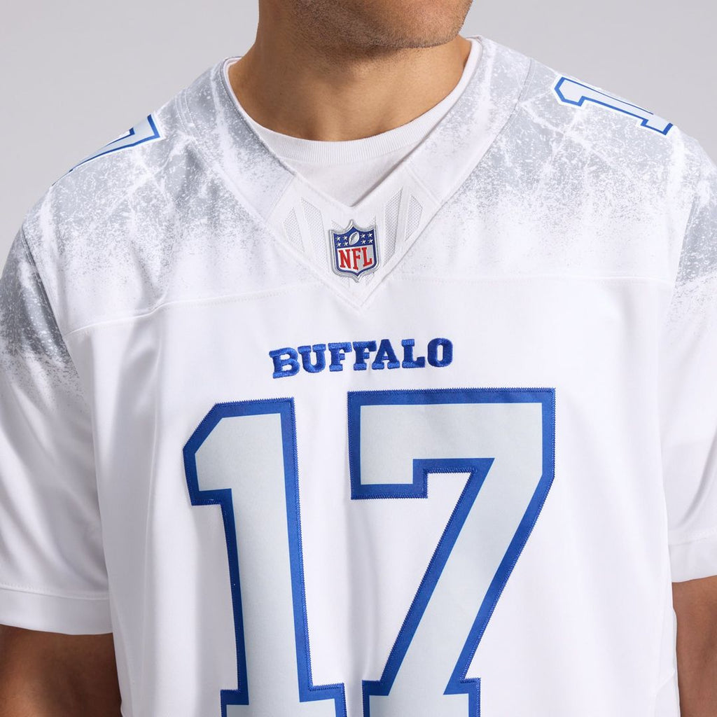 Buffalo Bills Josh Allen Nike Rivalries Collection Stitched Limited Jersey - White
