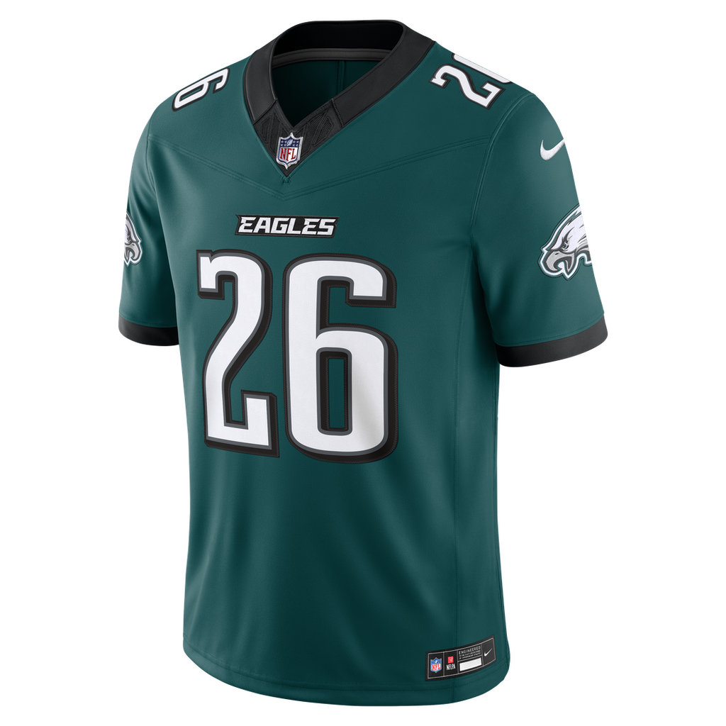 Philadelphia Eagles Saquon Barkley Nike Vapor F.U.S.E. Stitched Limited Jersey - White