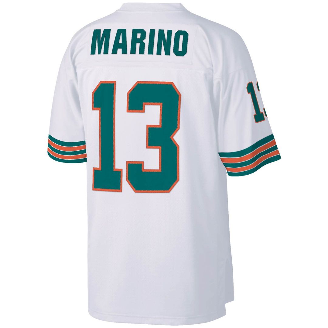 Miami Dolphins Dan Marino Mitchell & Ness Big & Tall 1984 Retired Player Replica Jersey - White