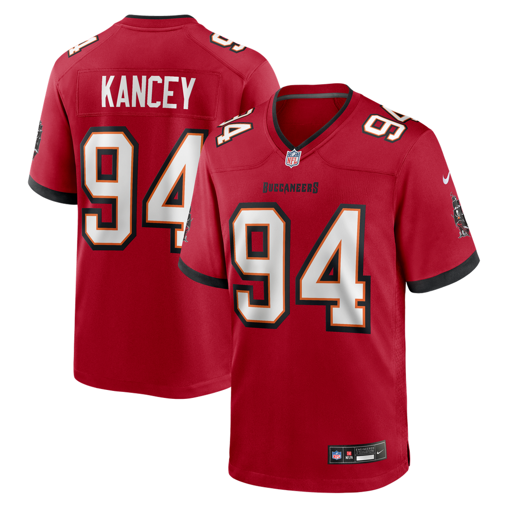 Tampa Bay Buccaneers Calijah Kancey Nike Game Jersey - Red