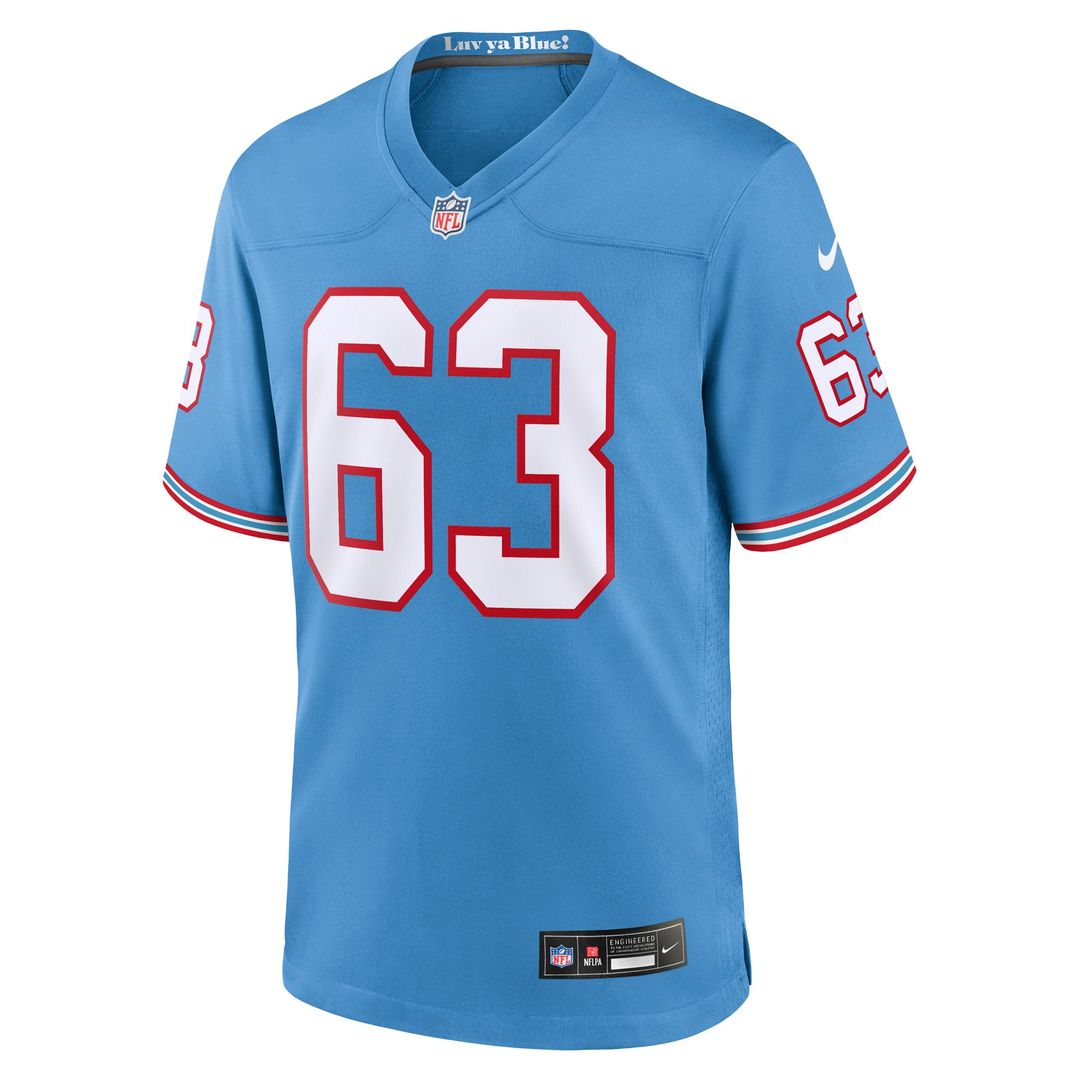 Tennessee Titans Mike Munchak Nike Retired Player Alternate Game Jersey - Light Blue