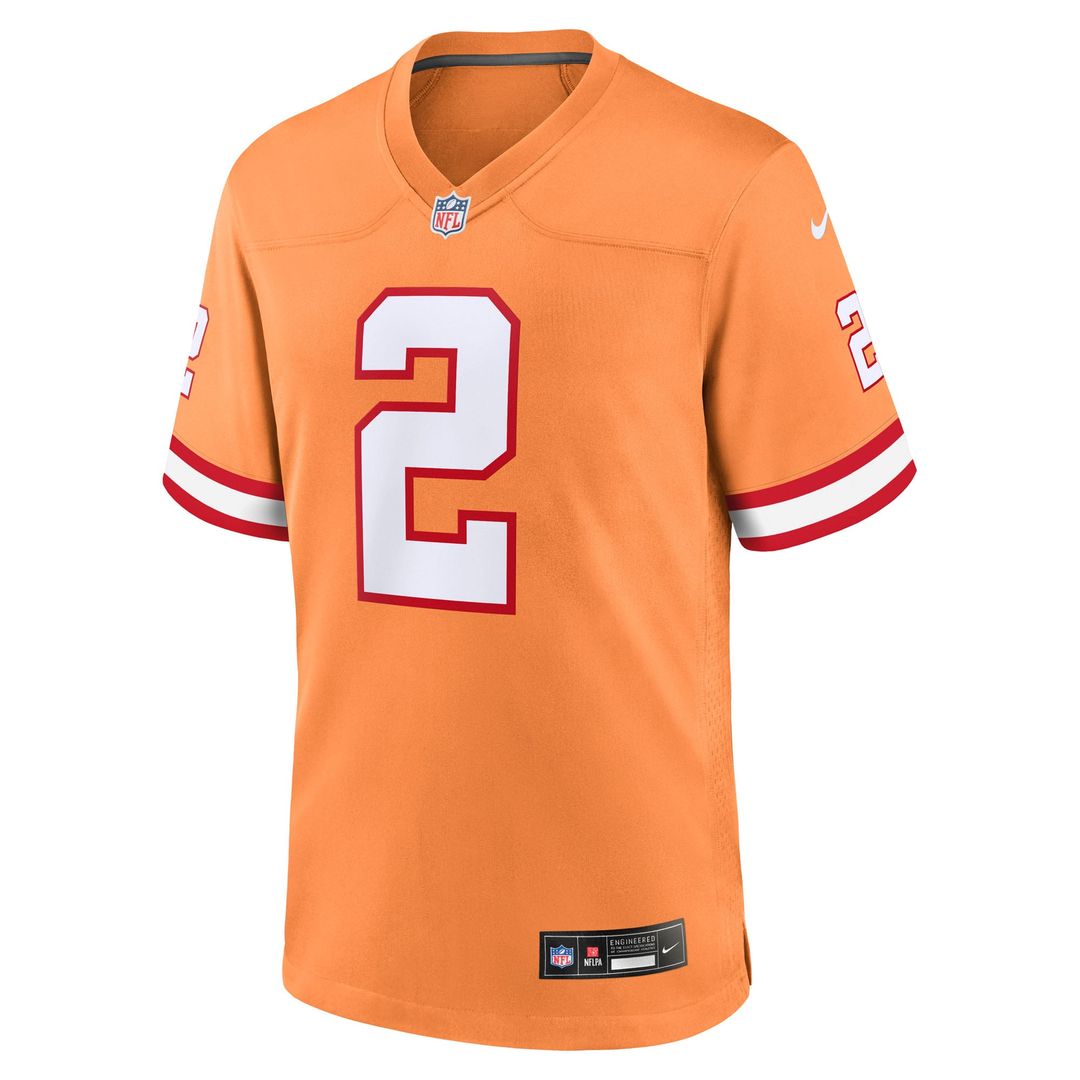 Tampa Bay Buccaneers Emeka Egbuka Nike Alternate Game Player Jersey - Pewter