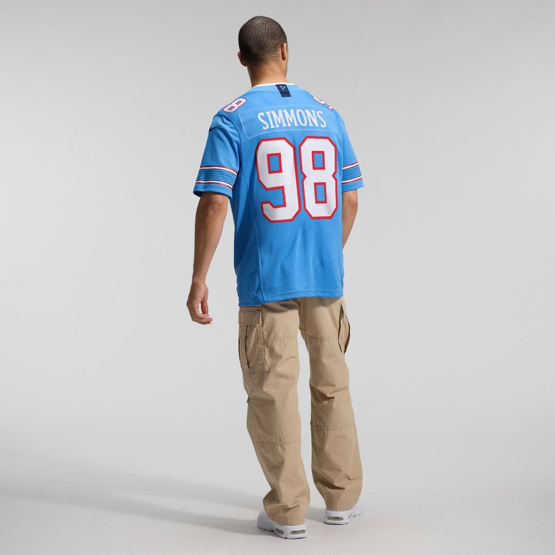 Tennessee Titans Jeffery Simmons Nike Vapor F.U.S.E. Stitched Limited Jersey - White