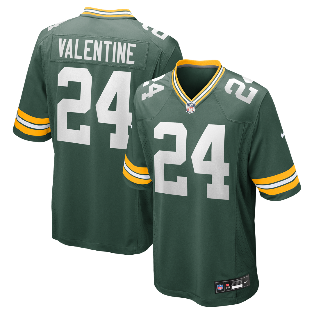 Green Bay Packers Carrington Valentine Nike Game Jersey - Green