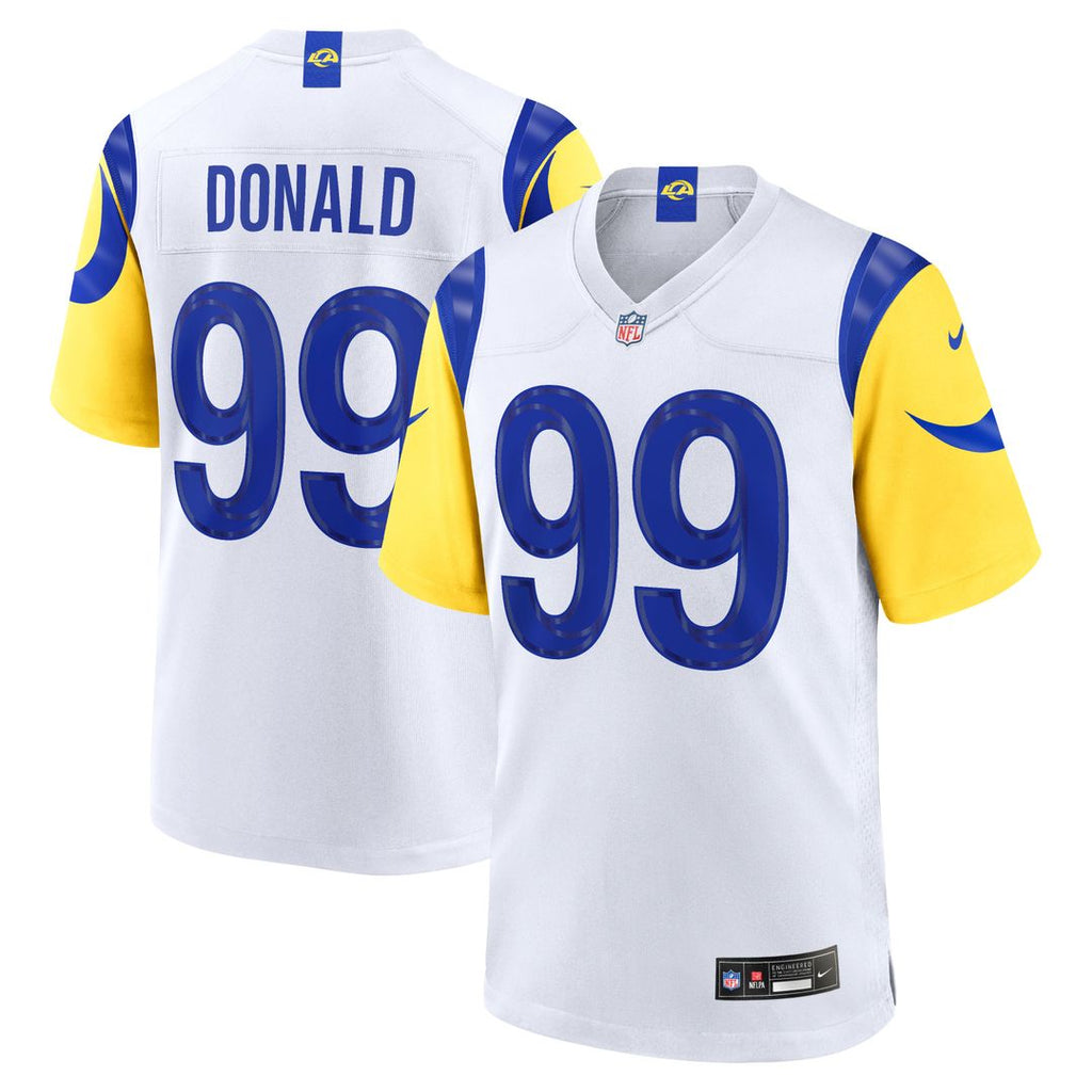 Los Angeles Rams Aaron Donald Nike Game Jersey - White