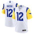 Los Angeles Rams Puka Nacua Nike Game Player Jersey - White