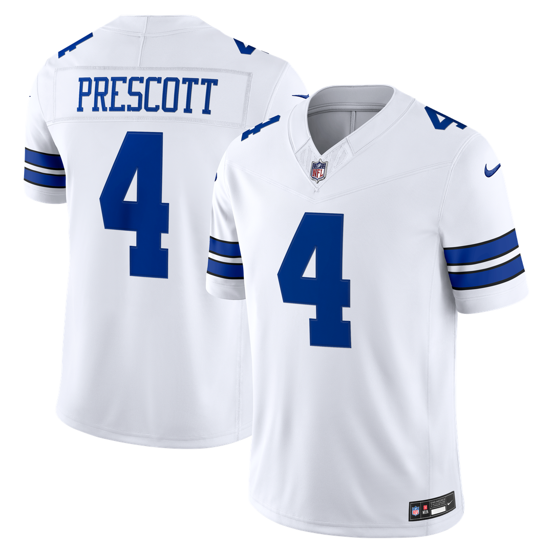 Dallas Cowboys Dak Prescott Nike Alternate Vapor F.U.S.E. Stitched Limited Jersey - Navy