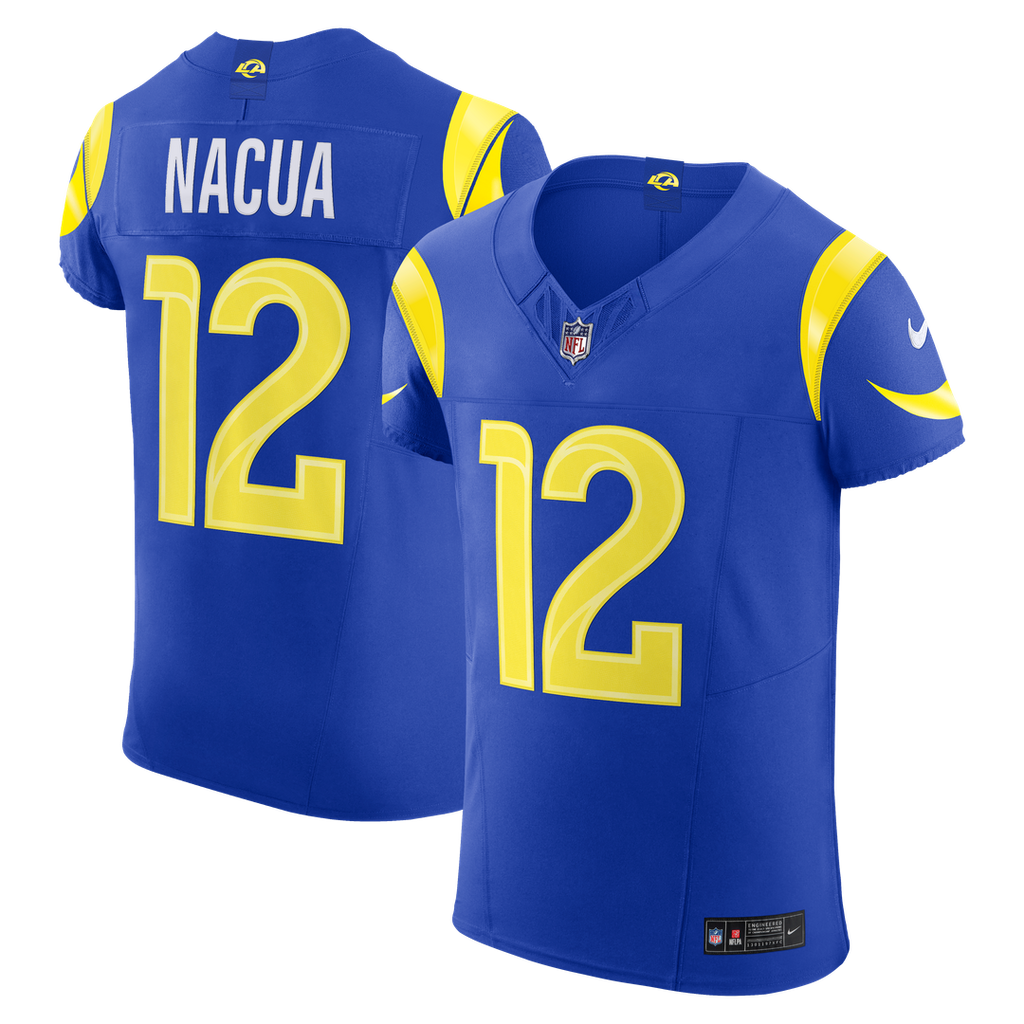 Los Angeles Rams Puka Nacua Nike Team Vapor F.U.S.E. Elite Jersey - Royal