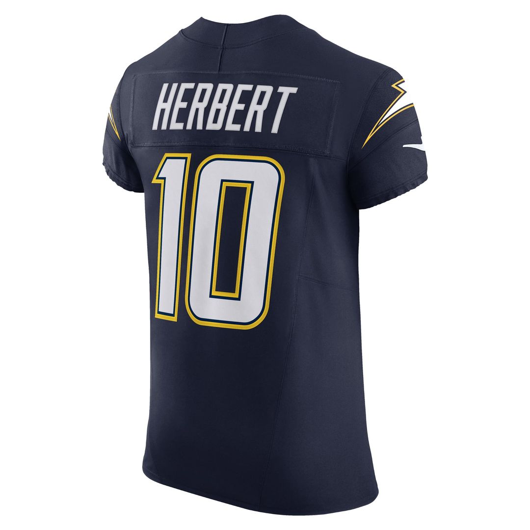 Los Angeles Chargers Justin Herbert Nike Alternate Vapor F.U.S.E. Elite Jersey - Navy