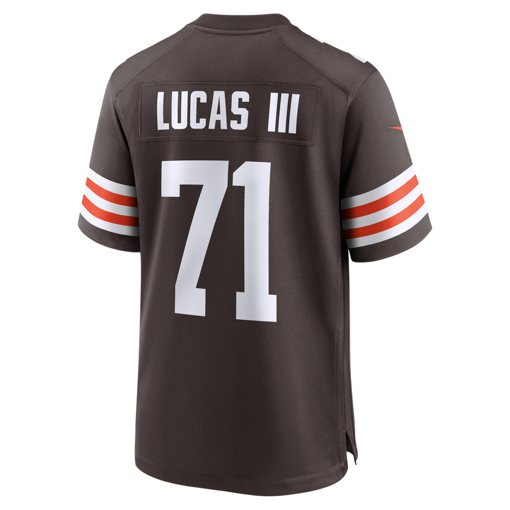 Cleveland Browns Cornelius Lucas Nike Team Game Jersey - Brown