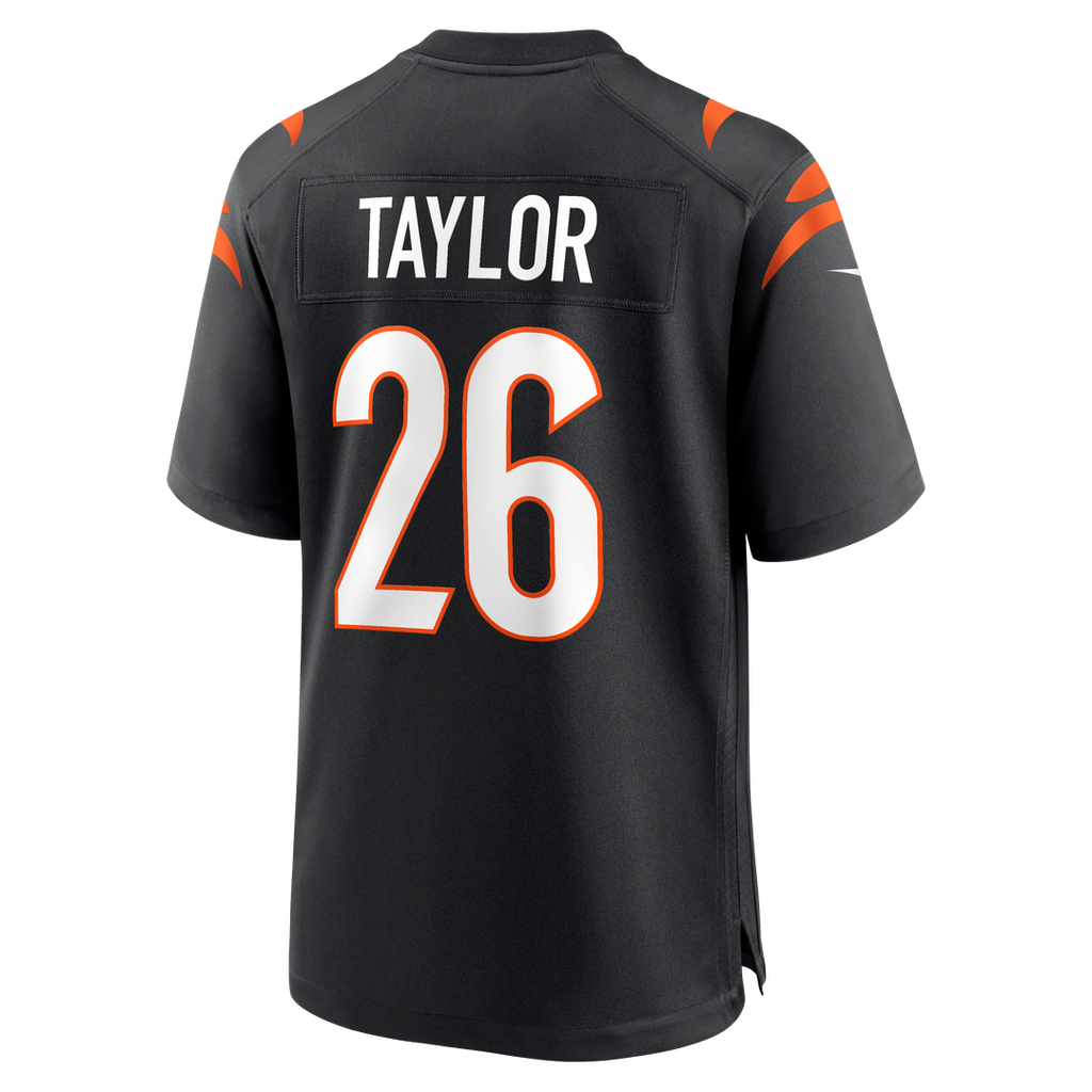 Cincinnati Bengals Ja'Sir Taylor Nike Team Game Jersey - Black