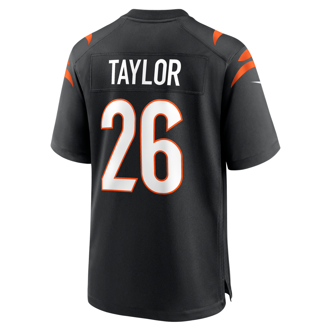 Cincinnati Bengals Ja'Sir Taylor Nike Team Game Jersey - Black