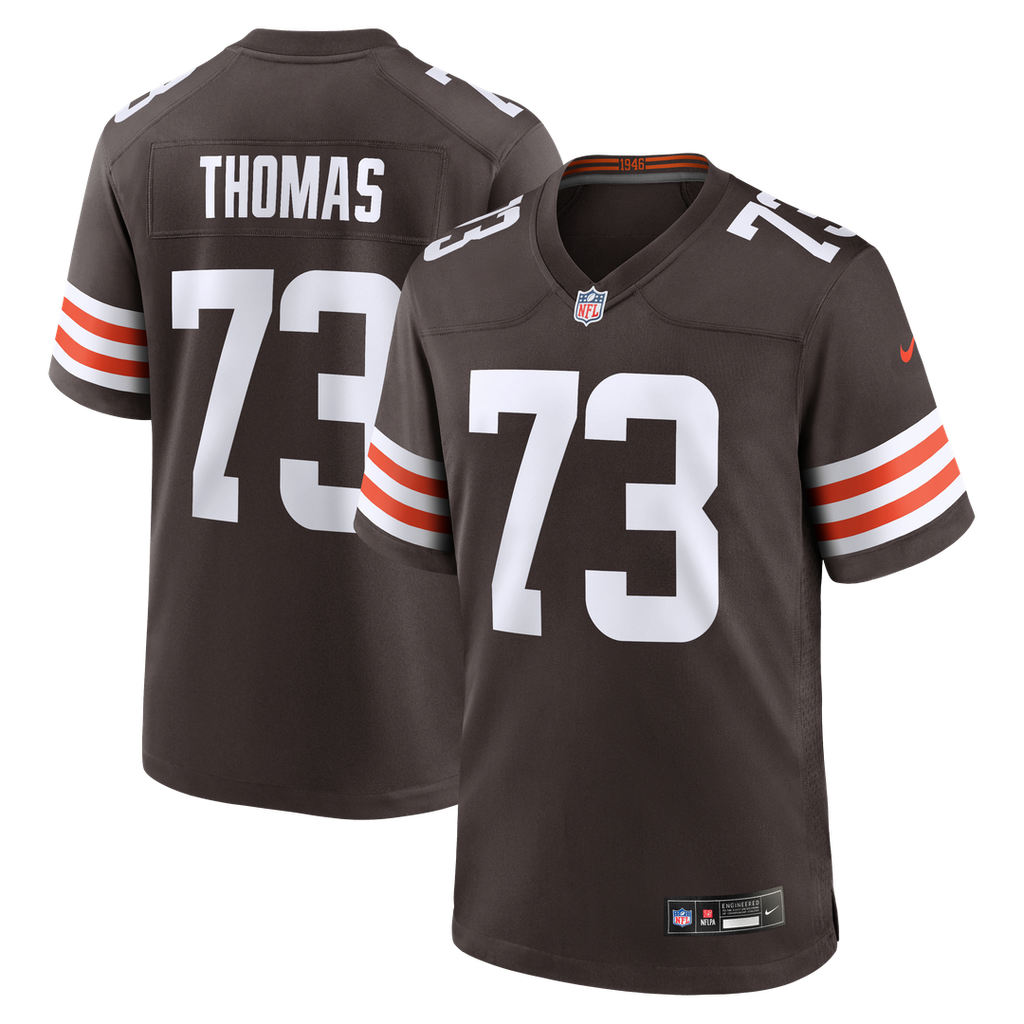Cleveland Browns Joe Thomas Nike Retired Game Player Jersey - Brown