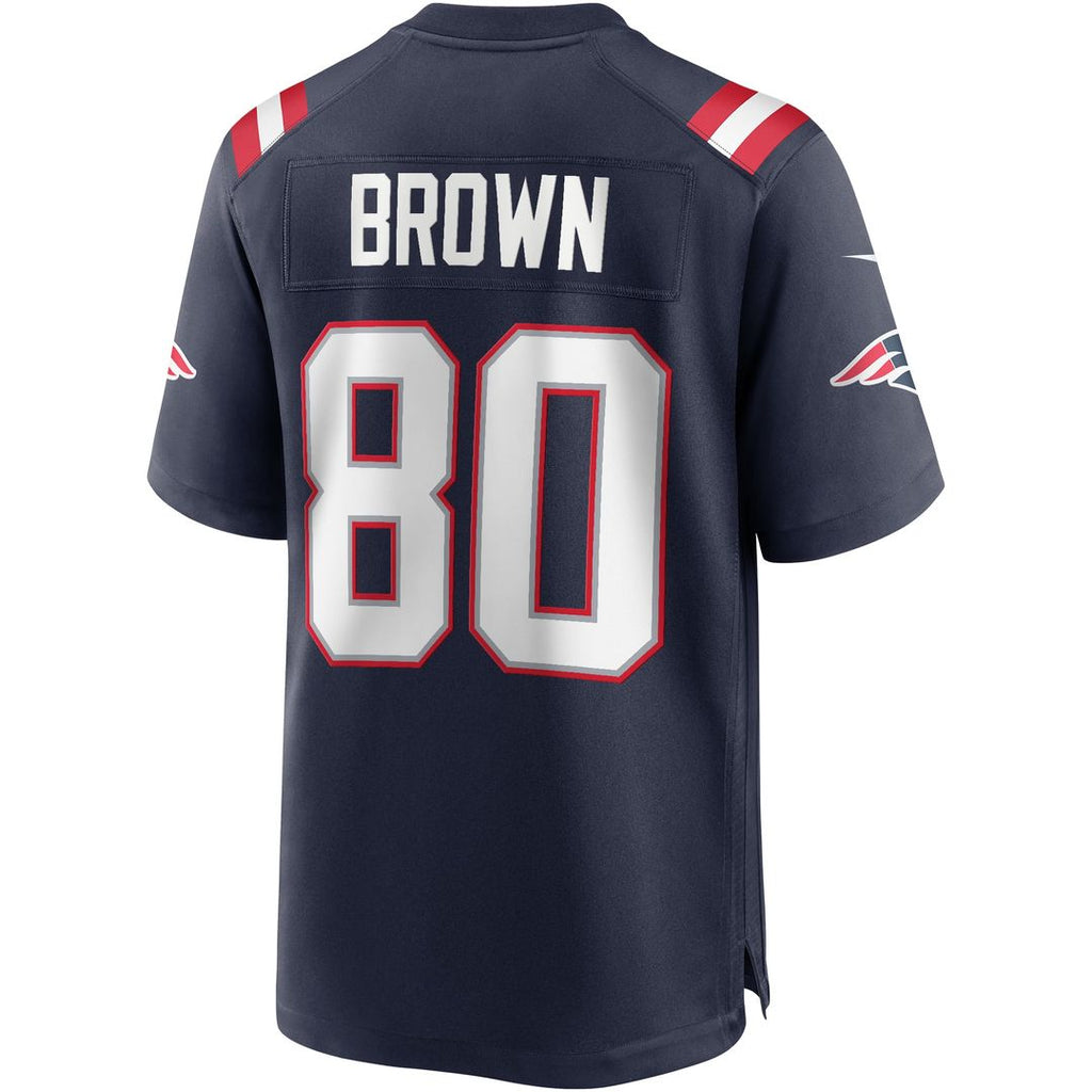 New England Patriots Troy Brown Nike Game Retired Player Jersey - Navy