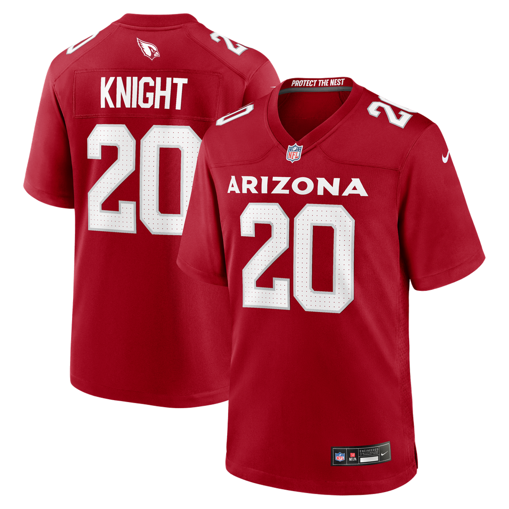 Arizona Cardinals Zonovan Knight Nike Team Game Jersey - Cardinal