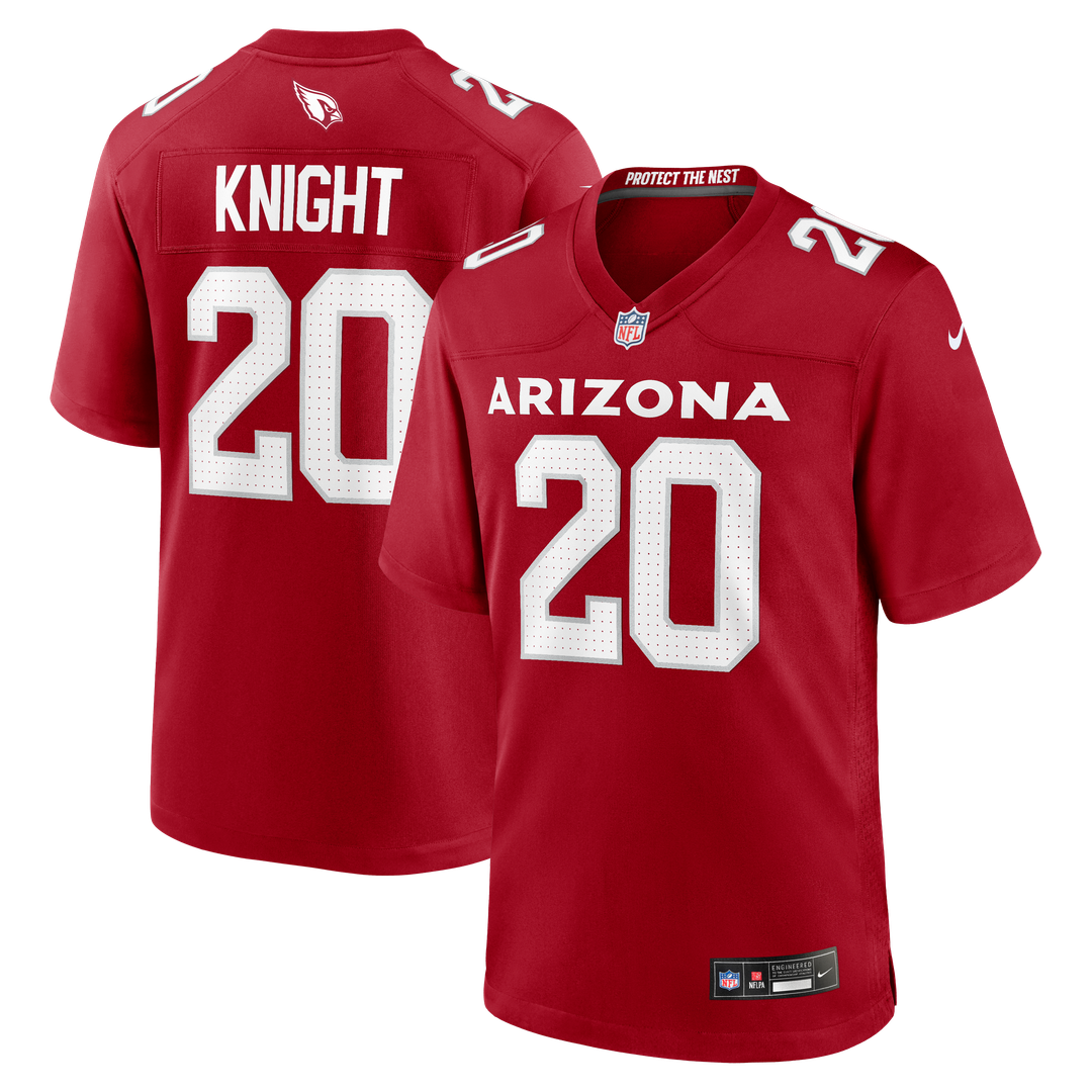 Arizona Cardinals Zonovan Knight Nike Team Game Jersey - Cardinal