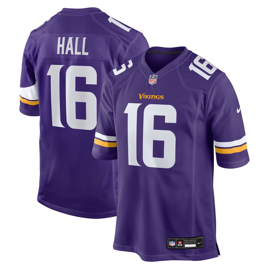 Minnesota Vikings Jaren Hall Nike Game Jersey - Purple