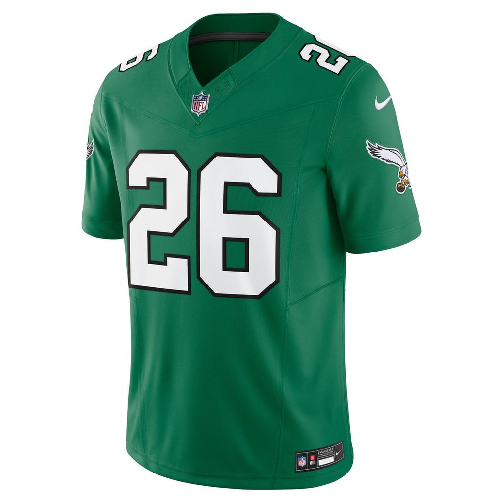 Philadelphia Eagles Saquon Barkley Nike Vapor F.U.S.E. Limited Jersey - Midnight Green