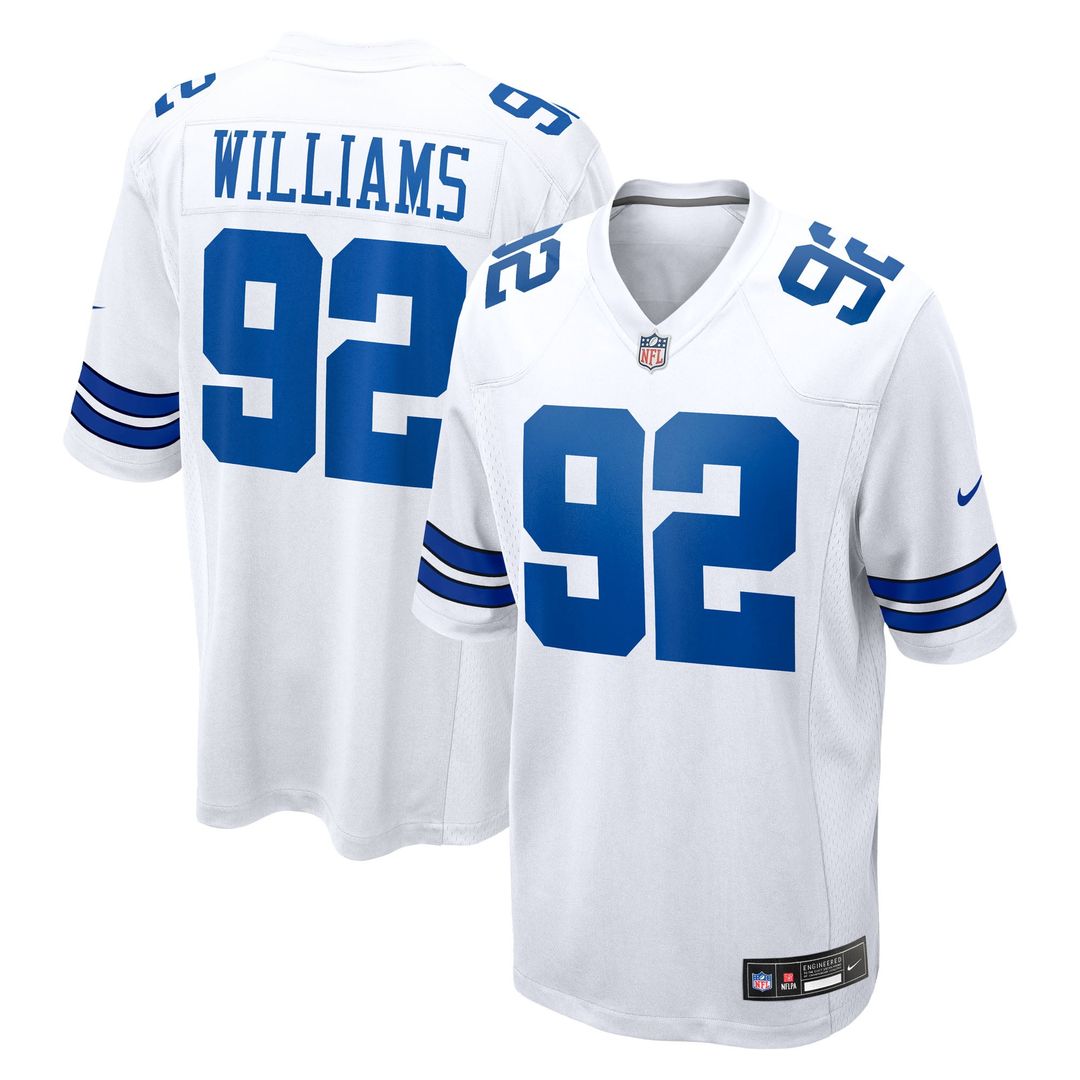 Dallas Cowboys Quinnen Williams Nike Game Jersey - White