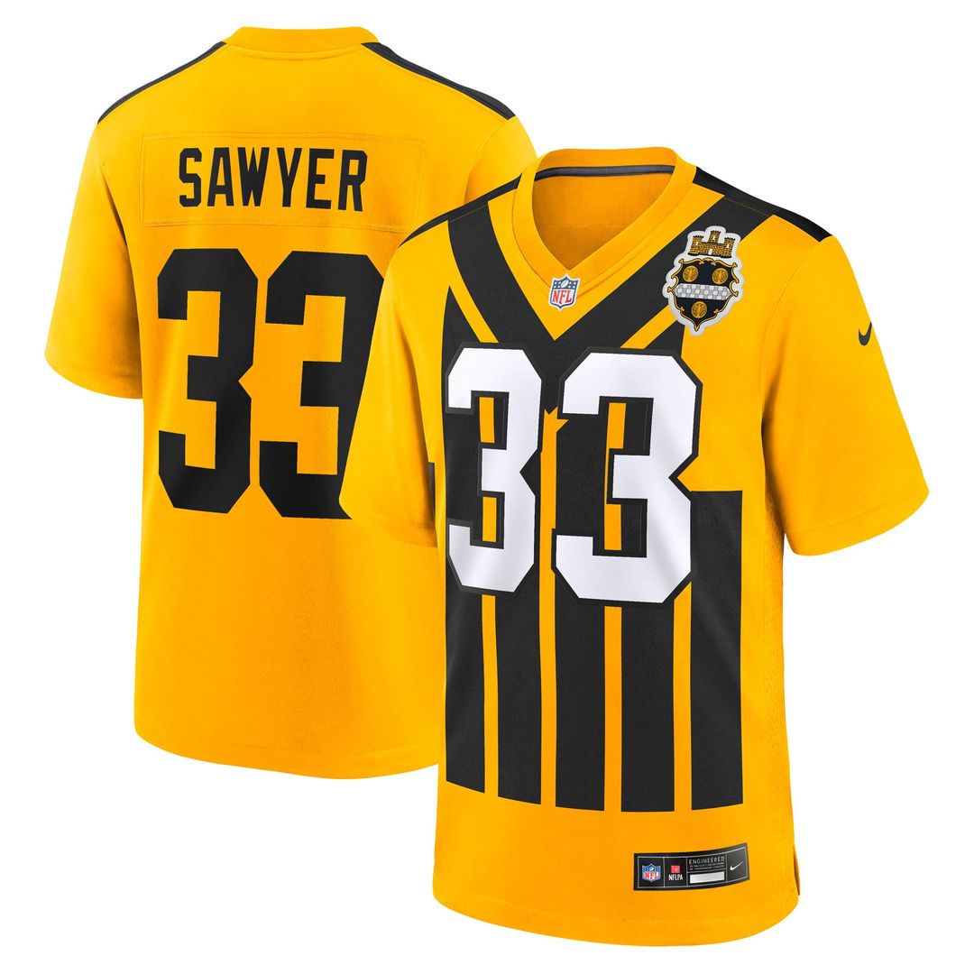 Pittsburgh Steelers Jack Sawyer Nike Alternate Game Jersey - Gold