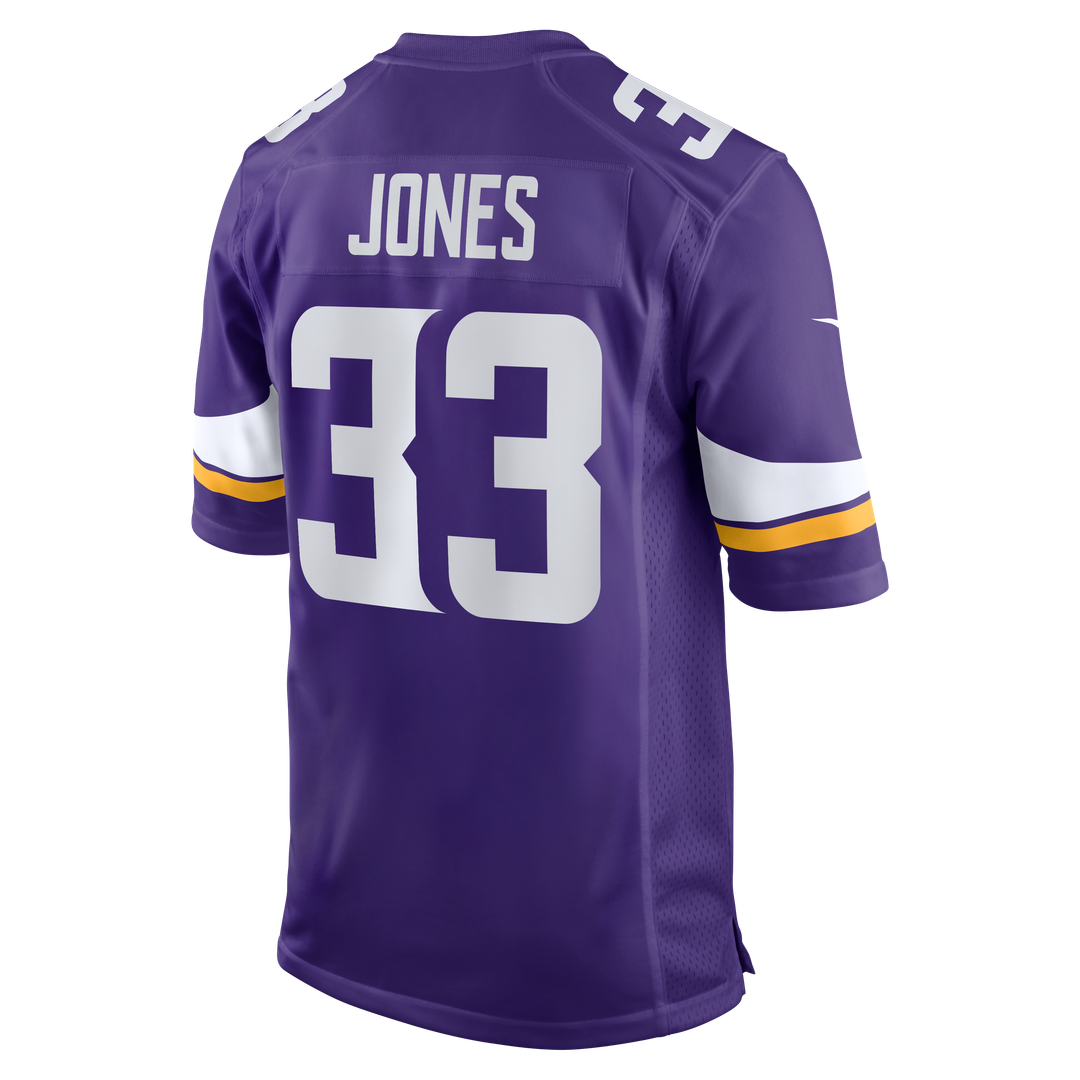 Minnesota Vikings Aaron Jones Nike Game Player Jersey - Purple