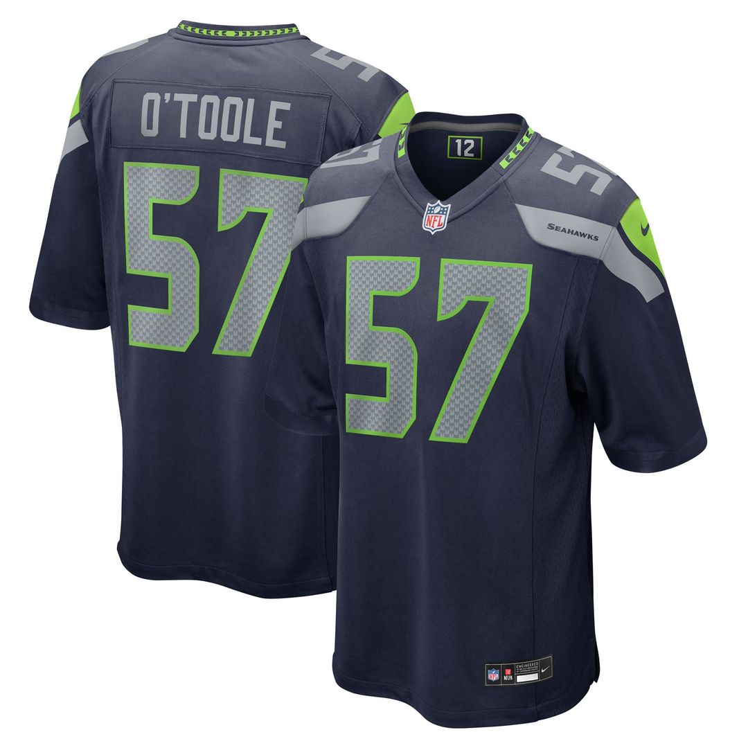 Seattle Seahawks Connor O'Toole Nike Team Game Jersey - College Navy