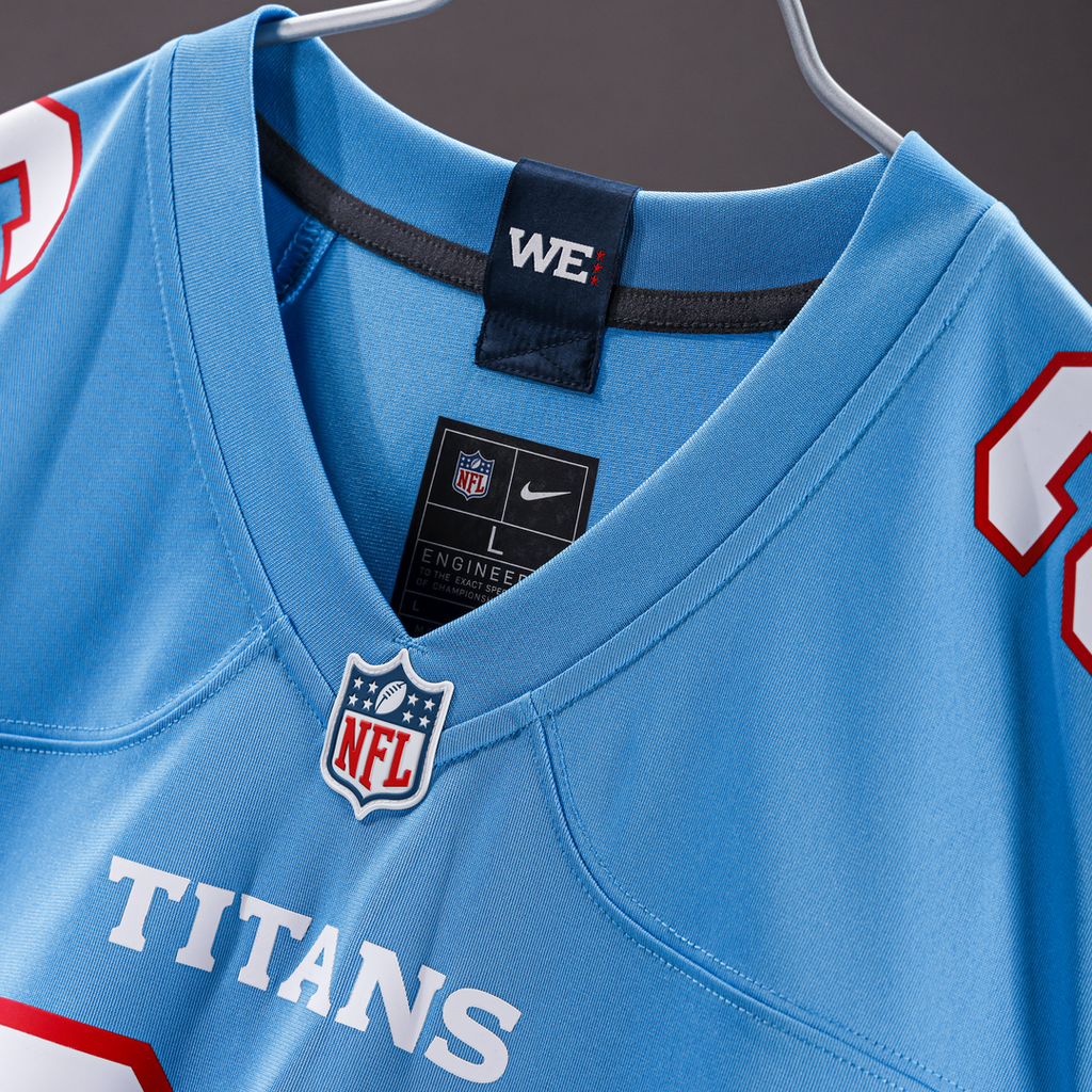 Tennessee Titans Tony Pollard Nike Game Jersey - Light Blue