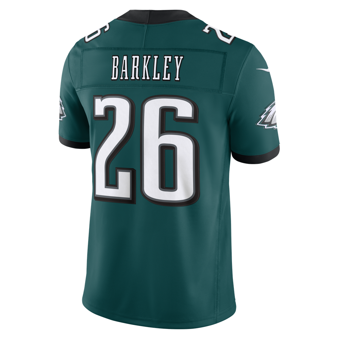 Philadelphia Eagles Saquon Barkley Nike Vapor F.U.S.E. Stitched Limited Jersey - White