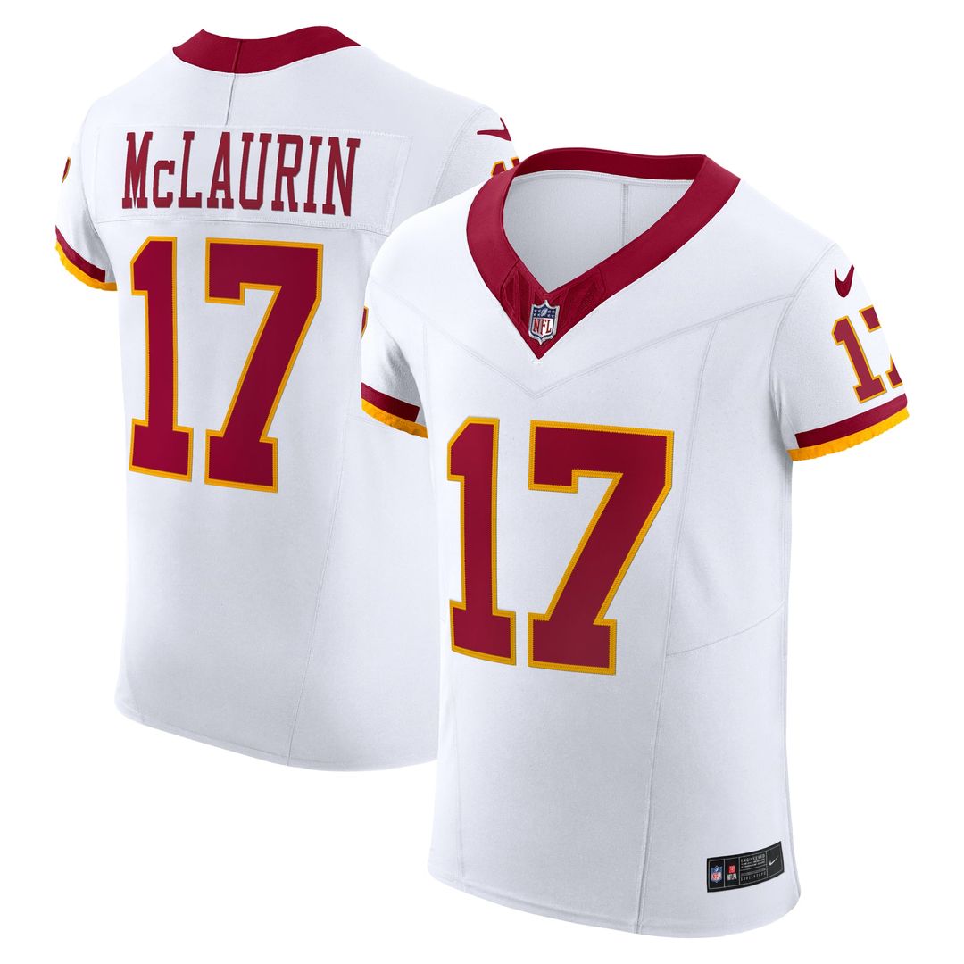 Washington Commanders Terry McLaurin Nike Alternate 2 Super Bowl Era Vapor F.U.S.E. Elite Jersey - White
