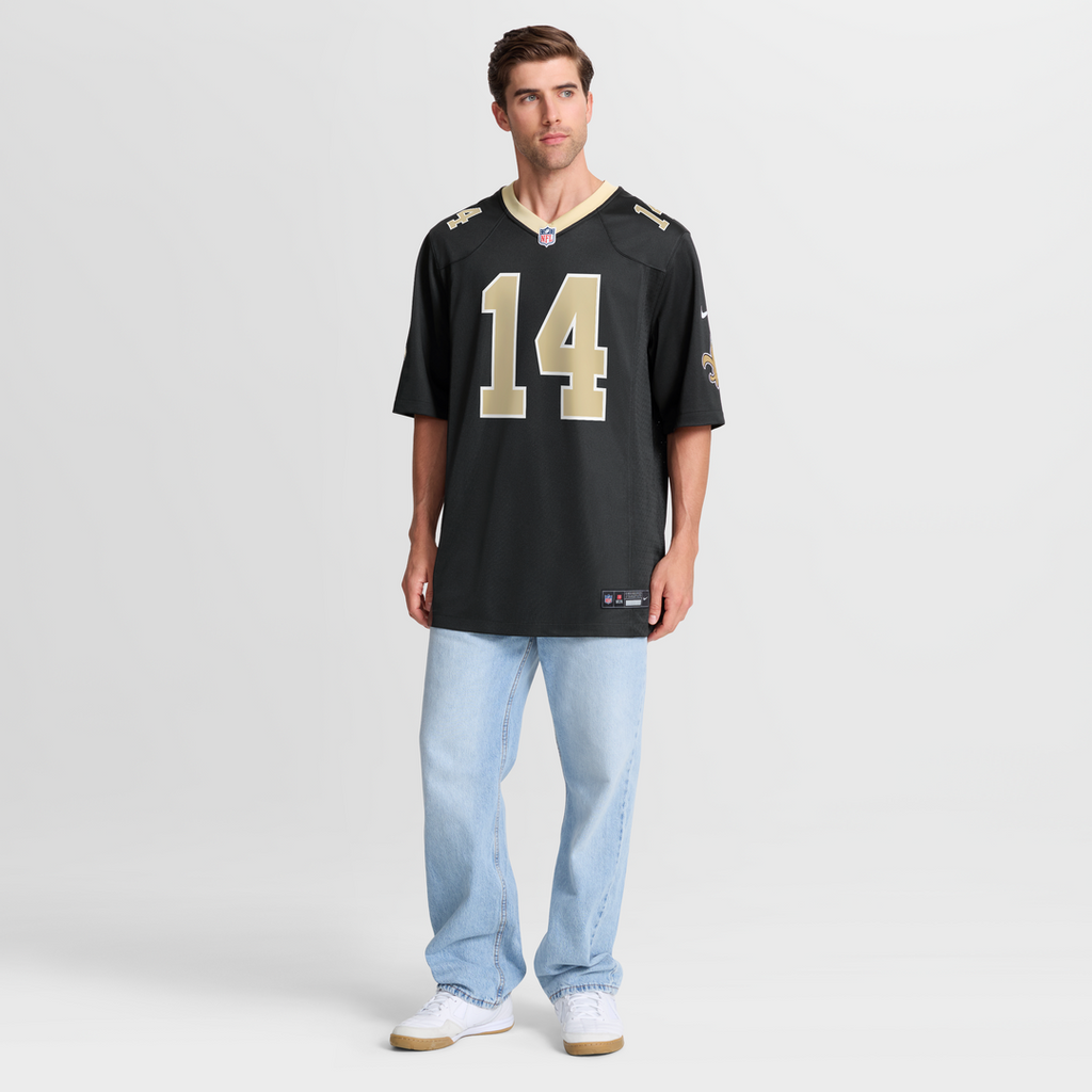 New Orleans Saints Ga'Quincy McKinstry Nike Player Game Jersey - Black