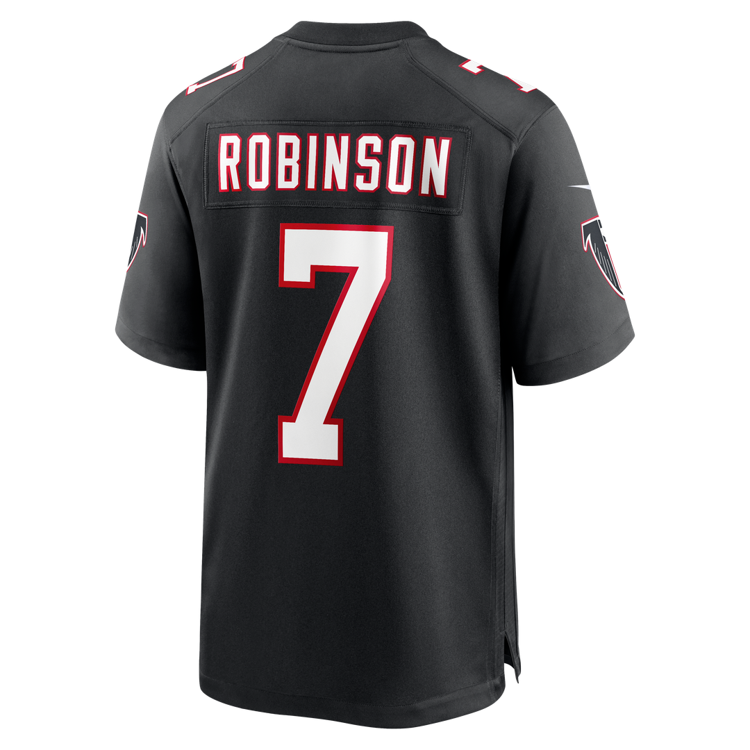 Atlanta Falcons Bijan Robinson Nike Throwback Game Jersey - Black