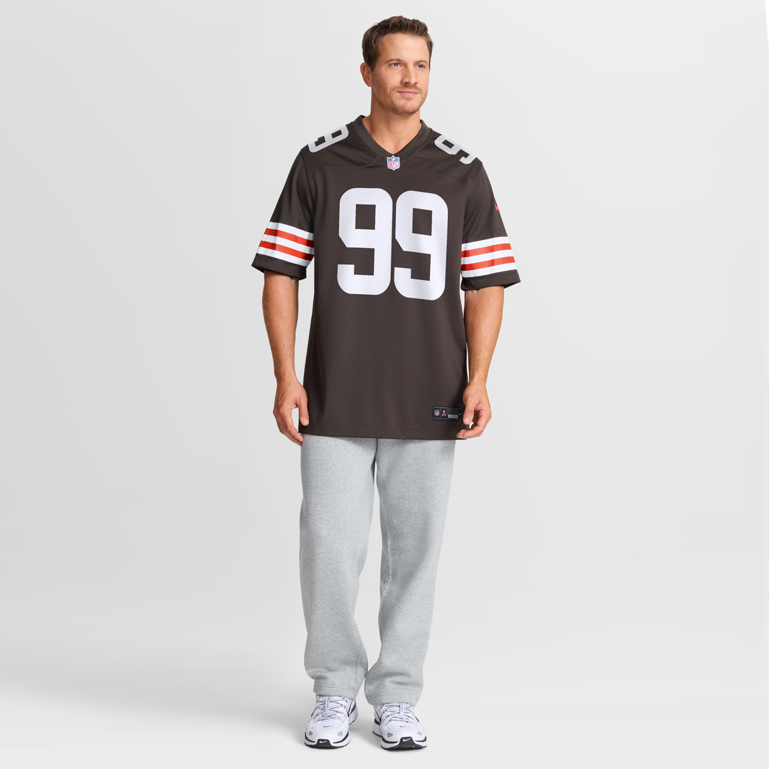 Cleveland Browns Logan Fano Nike Team Game Jersey - Brown