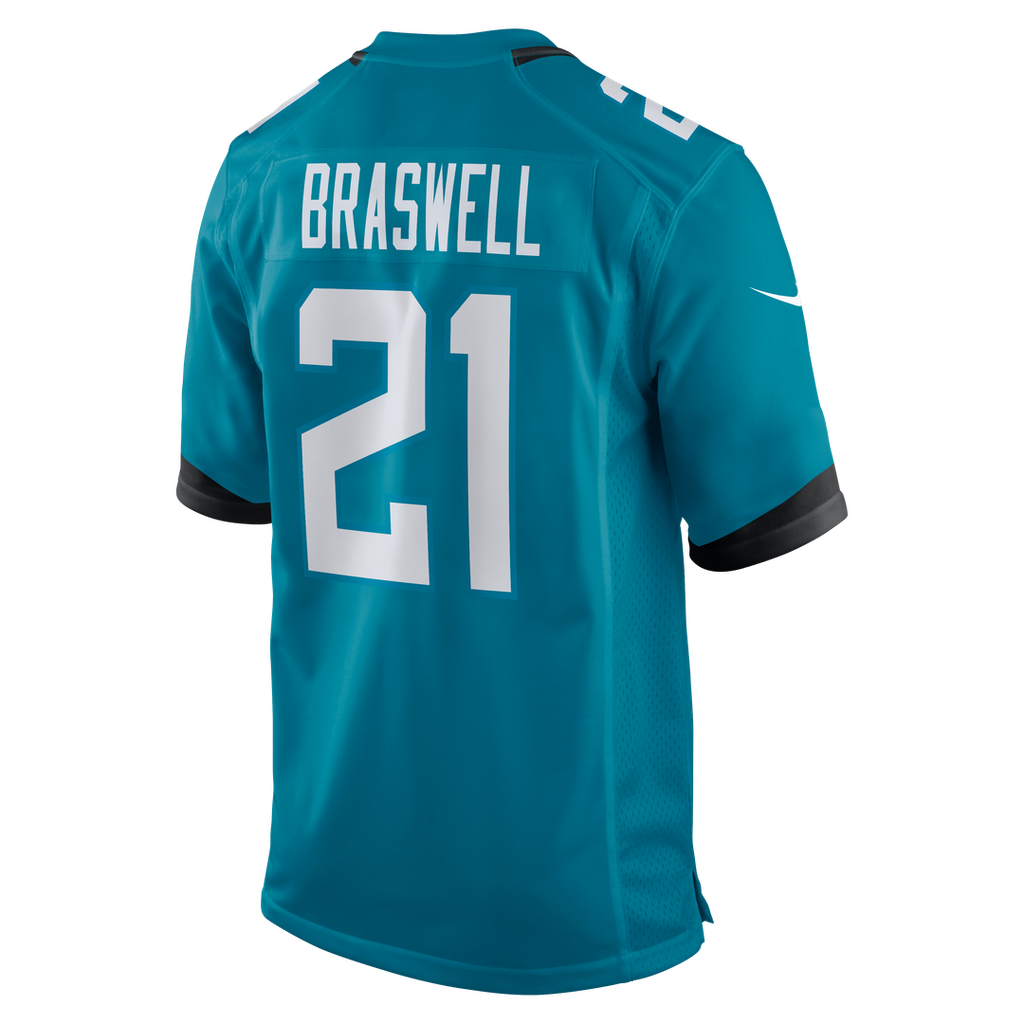 Jacksonville Jaguars Christian Braswell Nike Team Game Jersey - Teal