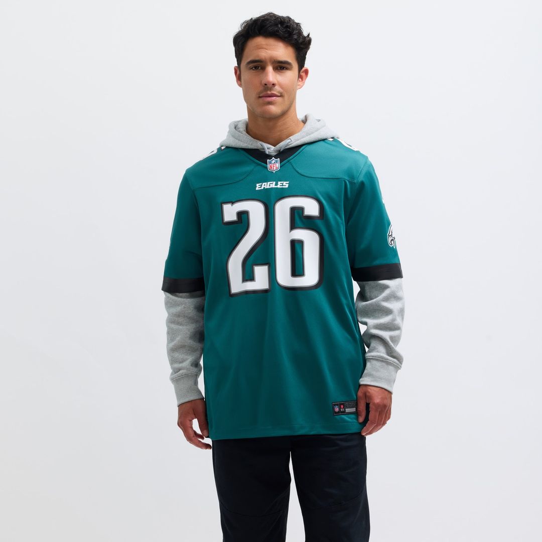 Philadelphia Eagles Saquon Barkley Nike Game Player Jersey - Midnight Green