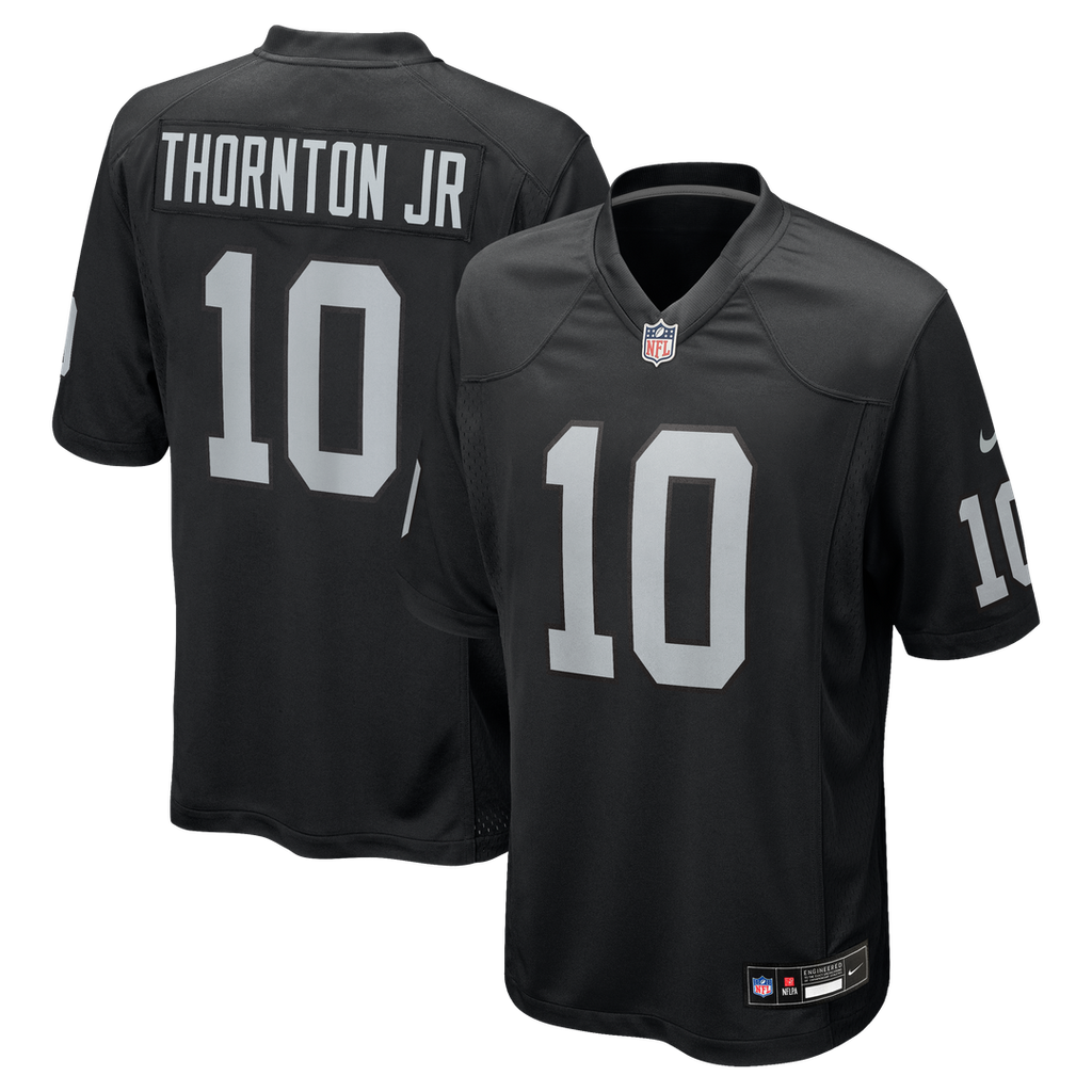 Las Vegas Raiders Dont'e Thornton Jr. Nike Team Game Jersey - Black