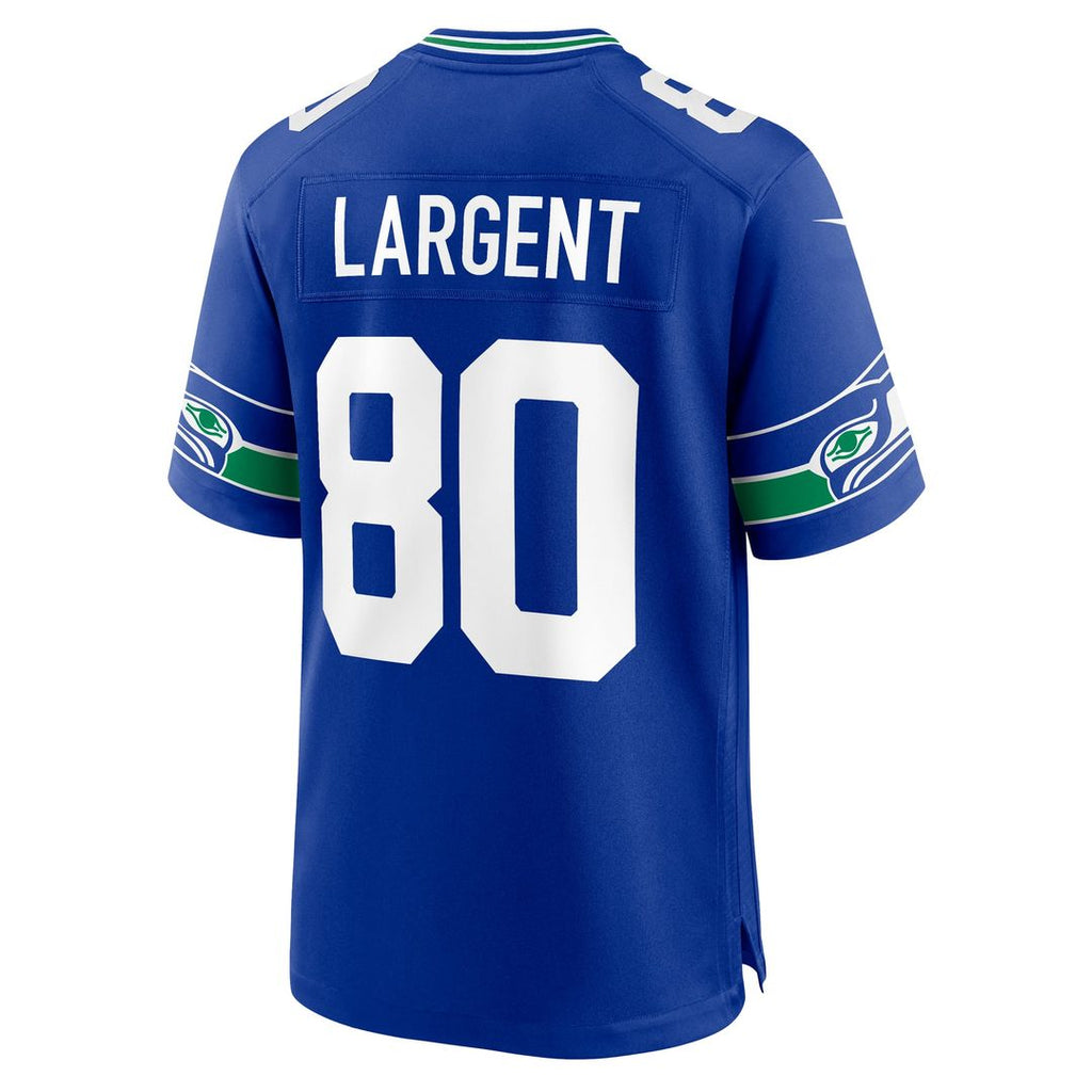 Seattle Seahawks Steve Largent Nike Throwback Retired Player Game Jersey - Royal
