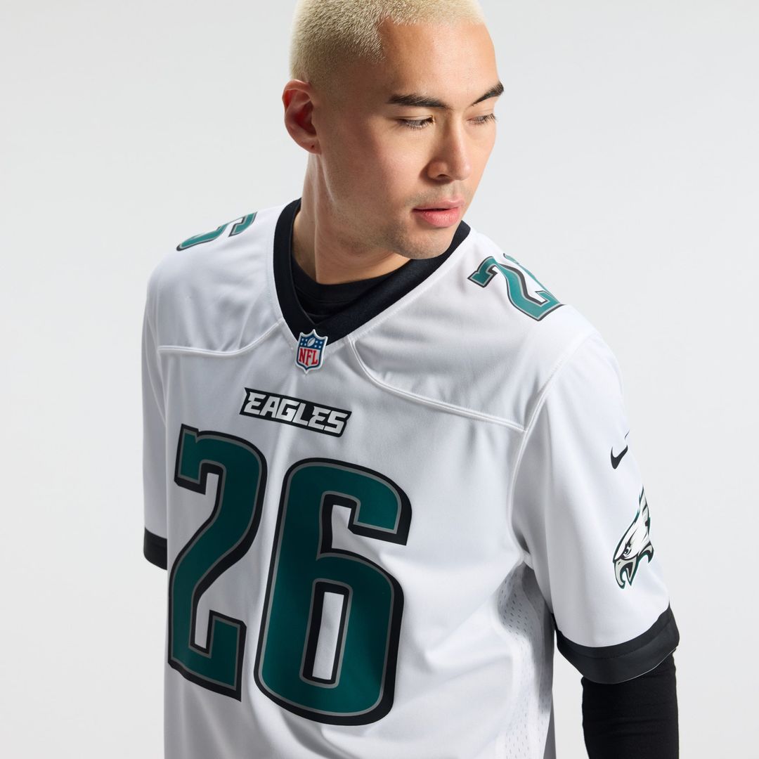 Philadelphia Eagles Saquon Barkley Nike Alternate Game Jersey - Black