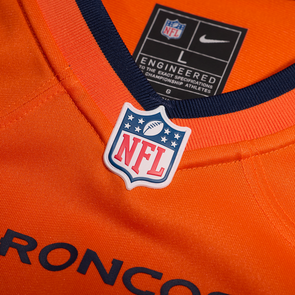 Denver Broncos Marques Cox Nike Team Game Jersey - Orange