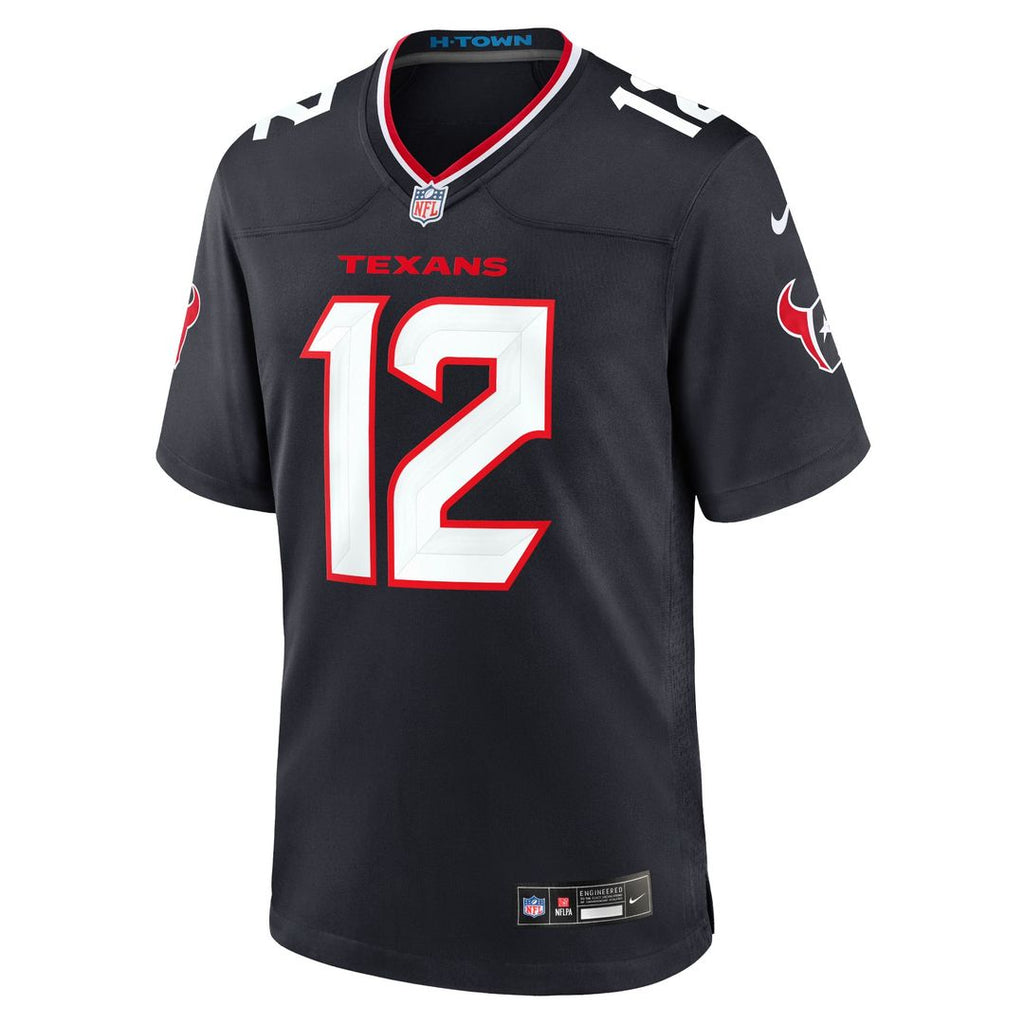 Houston Texans Nico Collins Nike Game Jersey - Navy