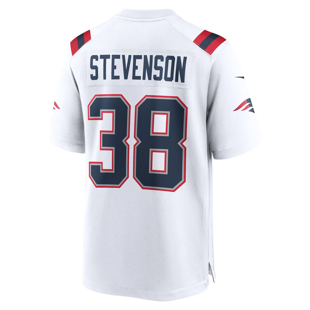 New England Patriots Rhamondre Stevenson Nike Game Player Jersey - White