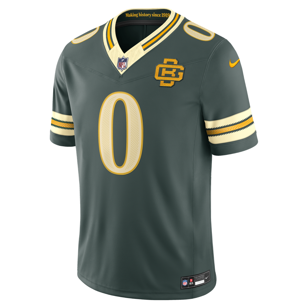 Green Bay Packers Matthew Golden Nike 2026 Rivalries Collection Stitched Limited Jersey - Green