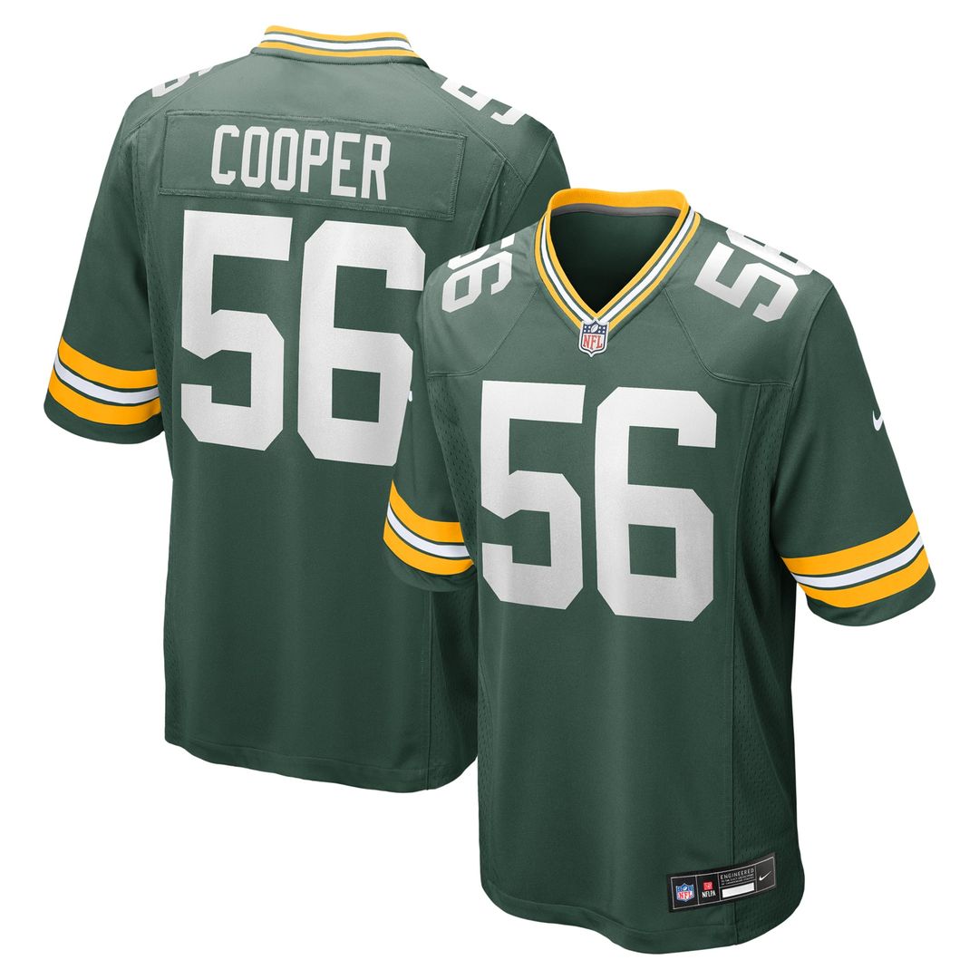 Green Bay Packers Edgerrin Cooper Nike Game Jersey - Green